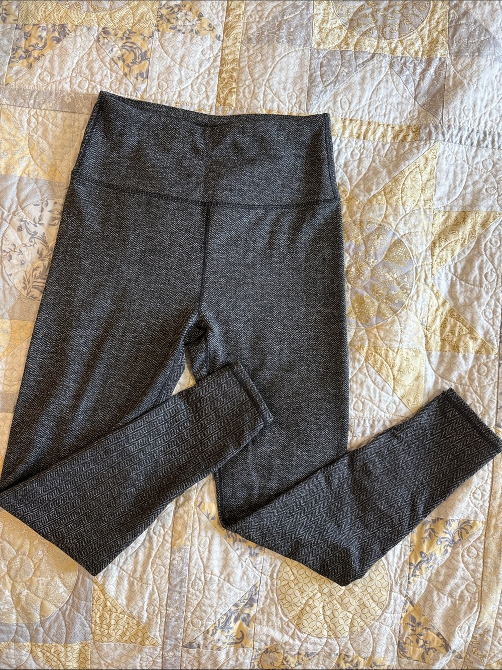 Kyodan Heather Charcoal High-Rise Active Leggings